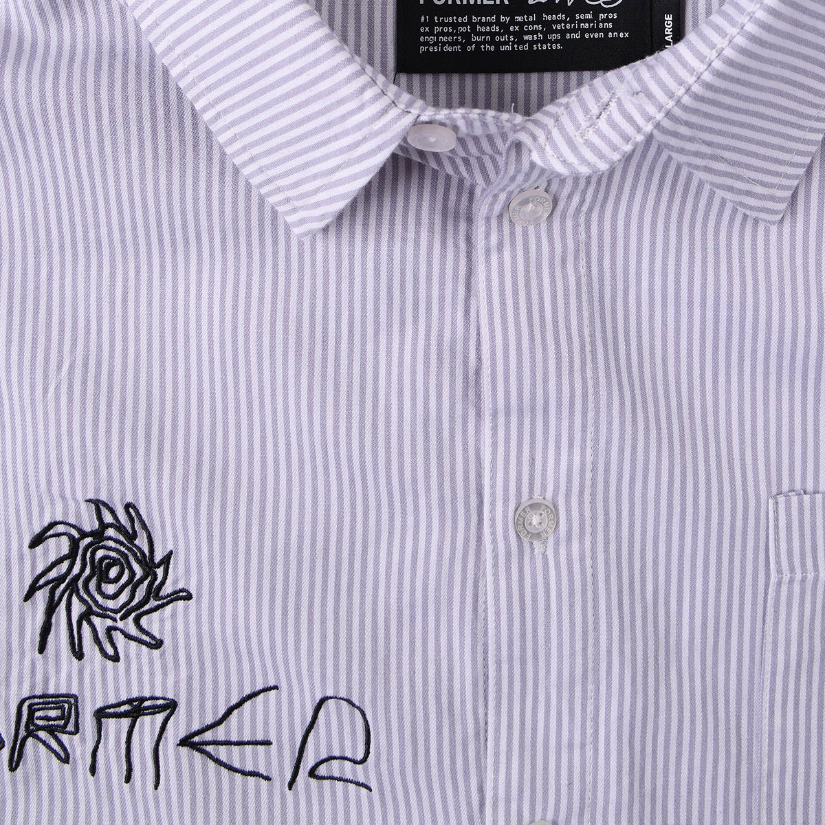 FORMER  | DXD REYNOLDS STRIPE LS SHIRT��FSH-26224��