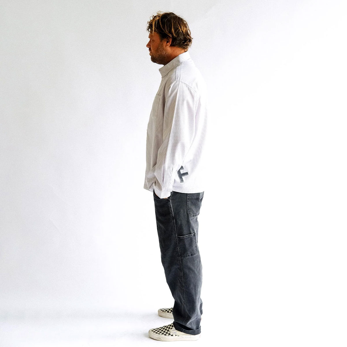 FORMER  | DXD REYNOLDS STRIPE LS SHIRT��FSH-26224��