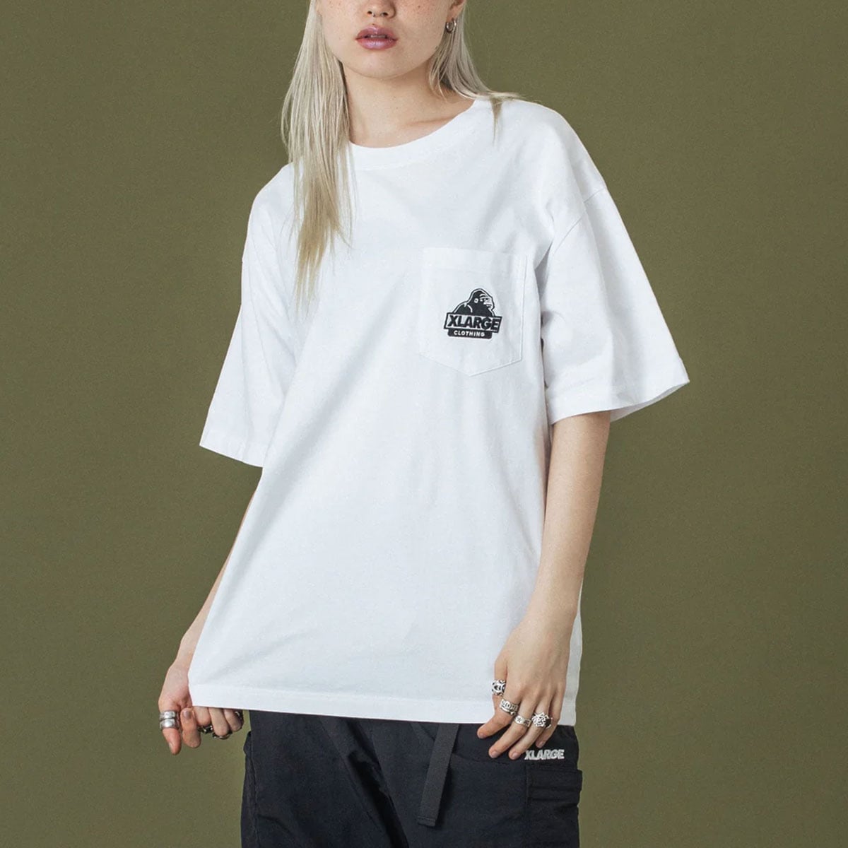 �ڿ��ե�����ۥ������ȥ�顼�� ��� ȾµT����� �ȥåץ� ���� ���� ����� �ɽ� �ݥ��å� ��4�� M L ���ȥ꡼�� �͵��֥��� XLARGE ���� 2025 ���� | SLANTED OG S/S POCKET TEE��101253011005��