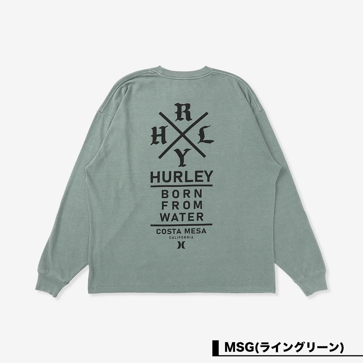 HURLEY | PIGMENT OVERSIZED LONG SLEEVE TEE��MCLS262031��