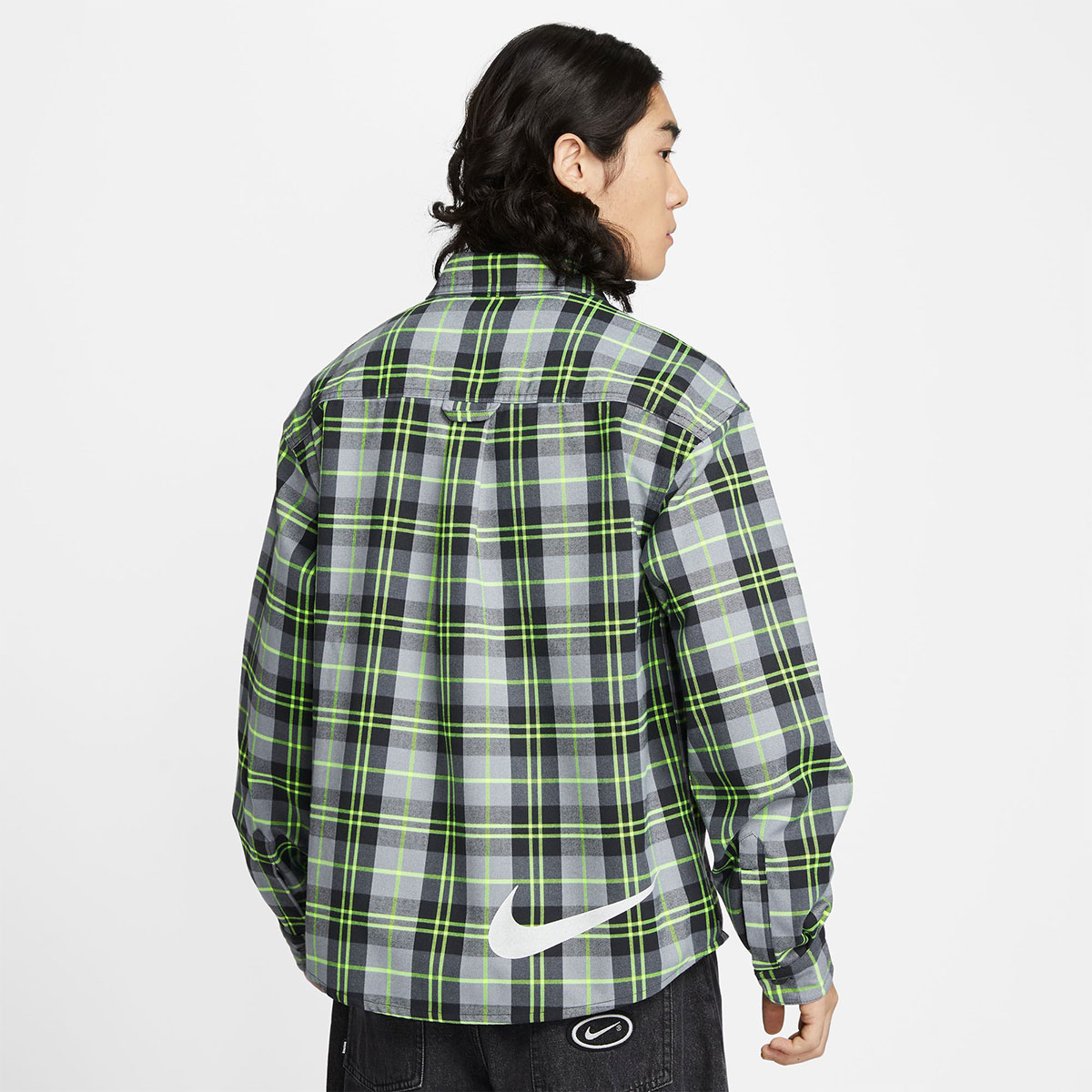 �ʥ��������ӡ� NIKE SB  Ĺµ����� ����å��������ȥ� ����� ���������⡼�����졼 M L XL 2XL �����������͵��֥��� ���̸����ǥ� | ERIC KOSTON x NIKE SB - SB FLNNL BTN UP KOS L/S TOP��HV0257-070��