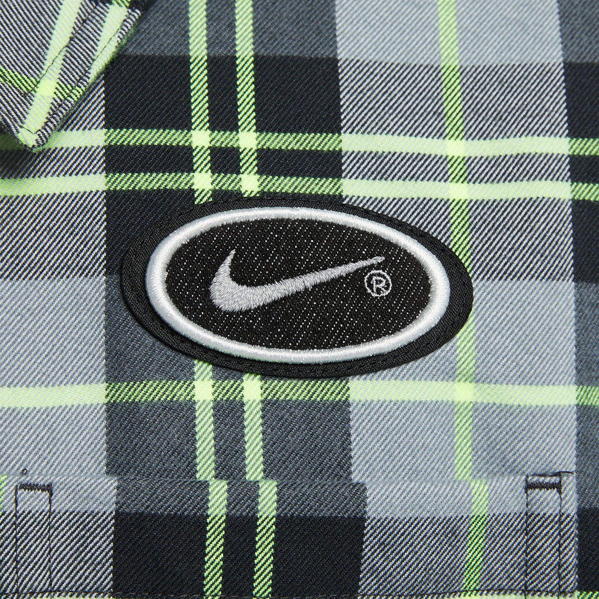 �ʥ��������ӡ� NIKE SB  Ĺµ����� ����å��������ȥ� ����� ���������⡼�����졼 M L XL 2XL �����������͵��֥��� ���̸����ǥ� | ERIC KOSTON x NIKE SB - SB FLNNL BTN UP KOS L/S TOP��HV0257-070��