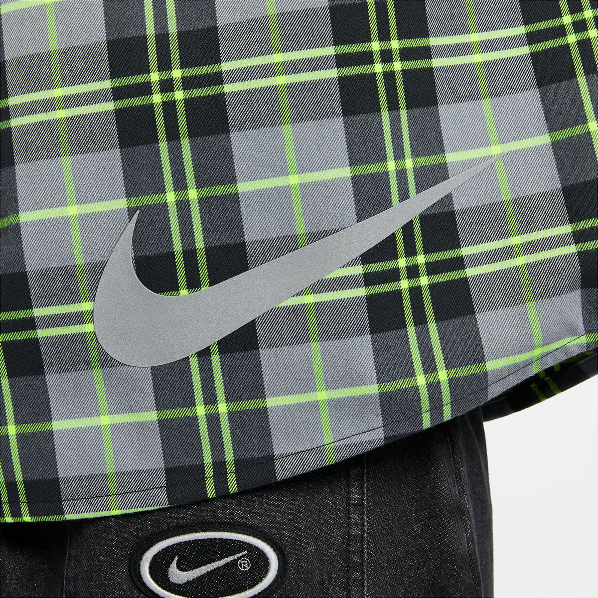 �ʥ��������ӡ� NIKE SB  Ĺµ����� ����å��������ȥ� ����� ���������⡼�����졼 M L XL 2XL �����������͵��֥��� ���̸����ǥ� | ERIC KOSTON x NIKE SB - SB FLNNL BTN UP KOS L/S TOP��HV0257-070��