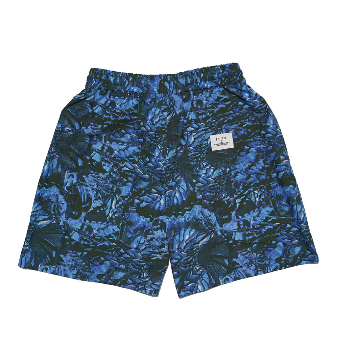 FOREVER EXPERIENCE VIA RESEARCH | BLUE BUTTERFLY SHORTS��F345��