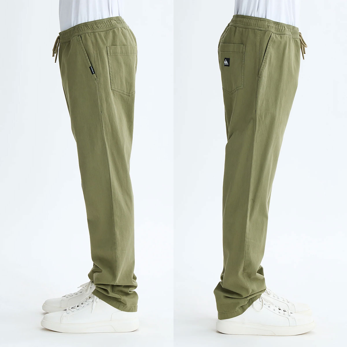 ��30%OFF ���ꥢ��󥹥������QUIKSILVER �����å�����С� ���  �ѥ�� �ܥȥ� ���ȥ�å� �������ȥ��� ��3�� M L �����ե��� �͵� �֥��� ���� | TAXER REGULAR TWILL PANT��EQYNP03328��