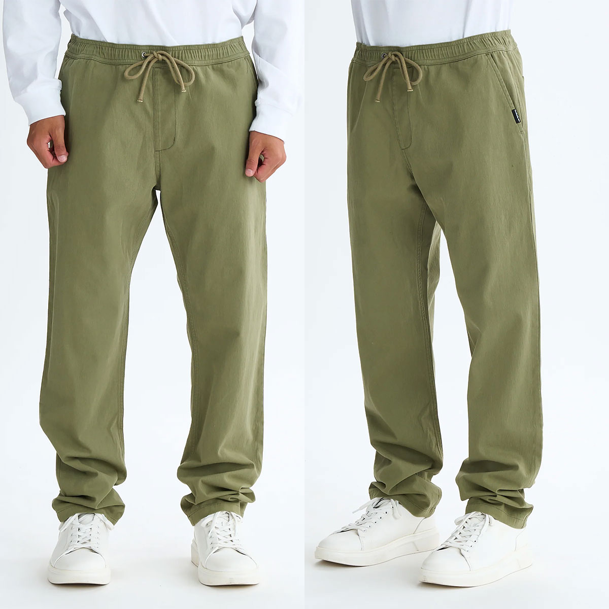 ��30%OFF ���ꥢ��󥹥������QUIKSILVER �����å�����С� ���  �ѥ�� �ܥȥ� ���ȥ�å� �������ȥ��� ��3�� M L �����ե��� �͵� �֥��� ���� | TAXER REGULAR TWILL PANT��EQYNP03328��