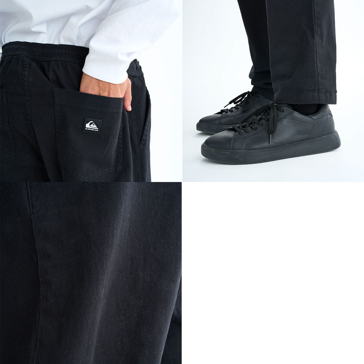 ��30%OFF ���ꥢ��󥹥������QUIKSILVER �����å�����С� ���  �ѥ�� �ܥȥ� ���ȥ�å� �������ȥ��� ��3�� M L �����ե��� �͵� �֥��� ���� | TAXER REGULAR TWILL PANT��EQYNP03328��