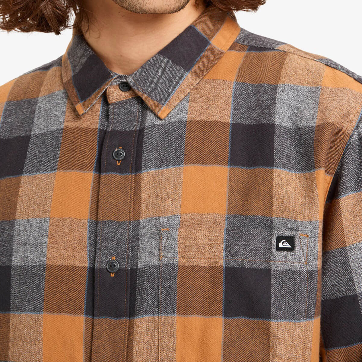 ��30%OFF ���ꥢ��󥹥�����ۥ����å�����С� ��� �ͥ륷��� Ĺµ����� �����å� �ȥåץ� �� ���åȥ� 100% ���ᥫ�� �����ե��� ���ѥ�� �͵� �֥��� | Quiksilver Motherfly Plaid��EQYWT04642��