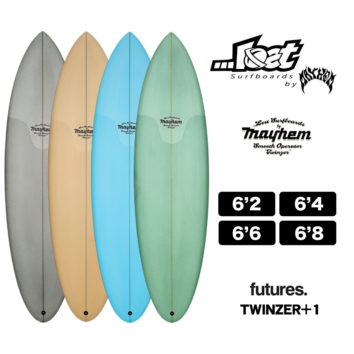 LOST Surfboards by Mayhem | SMOOTH OPERATOR TWINZER