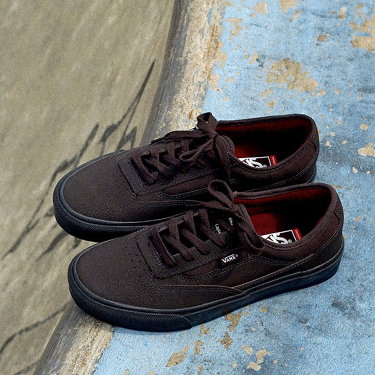 VANS ������ �Х� ���ˡ����� ��� ����󡦥����ץ륺 �饷���ͥ��㡼��ǥ� 26.0 26.5 27.0 27.5 28.0cm �֥饦�� �������塼 ���������� �͵��֥��� ���� | Skate Curren Caples��VN000D85DRB��