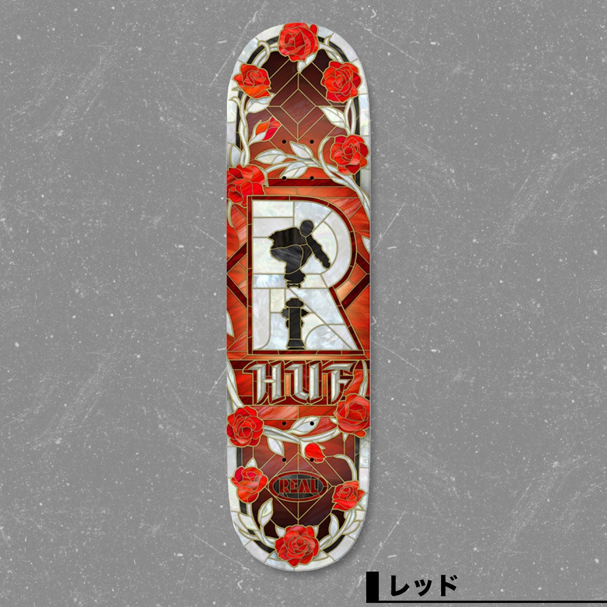 �ꥢ�� �������ȥܡ��� �����ܡ� �ǥå� 8.38 / 8.5inc �������ȥǥå� ���������ϥեʥ���� �͵��֥��� REAL SKATEBOARD | HUF CATHEDRAL��10021ZZ061HU08��