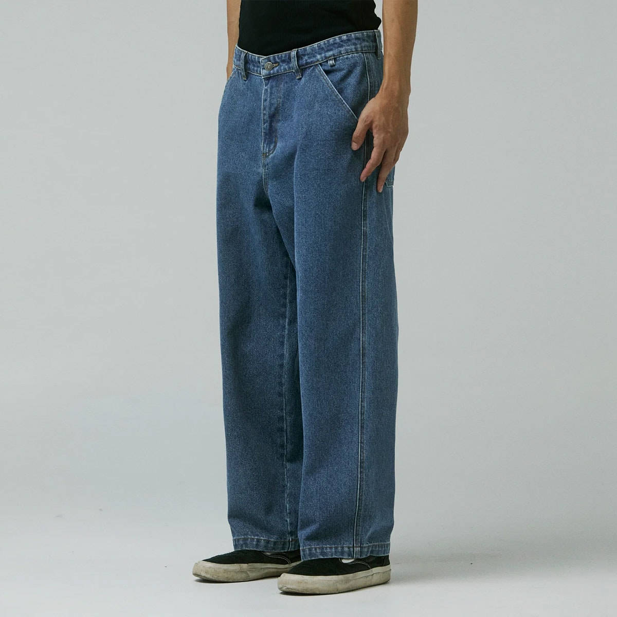 �ե����ޡ� ��� �ǥ˥�ѥ�� 30 32inchi �����ե��� �����ȥɥ� ���ȥ꡼�� �͵� �֥��� FORMER ���� | REYNOLDS FLATLINE DENIM PANT��FPA-25303��