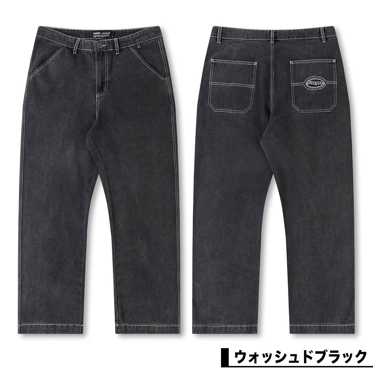 �ե����ޡ� ��� �ǥ˥�ѥ�� 30 32inchi �����ե��� �����ȥɥ� ���ȥ꡼�� �͵� �֥��� FORMER ���� | REYNOLDS FLATLINE DENIM PANT��FPA-25303��