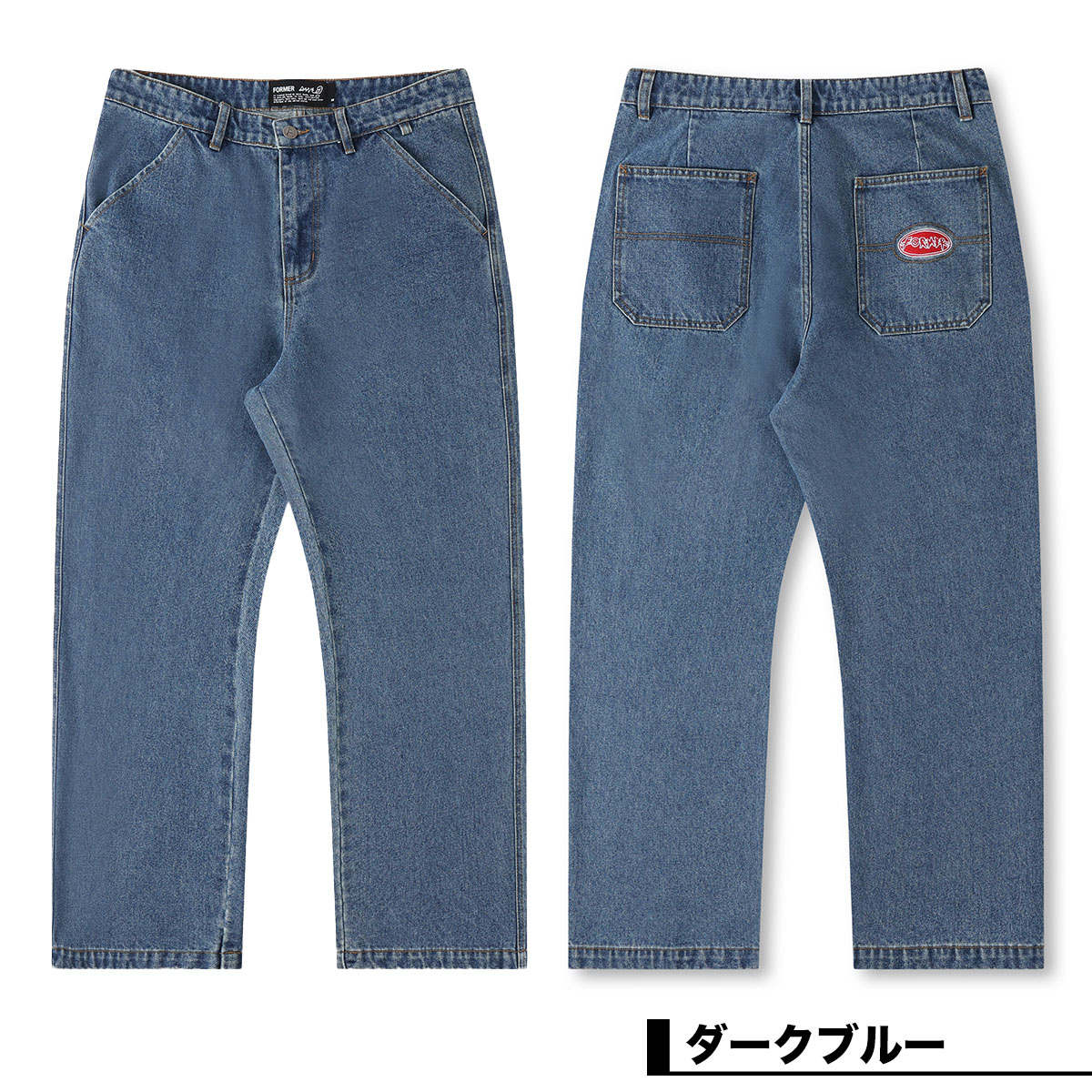 �ե����ޡ� ��� �ǥ˥�ѥ�� 30 32inchi �����ե��� �����ȥɥ� ���ȥ꡼�� �͵� �֥��� FORMER ���� | REYNOLDS FLATLINE DENIM PANT��FPA-25303��