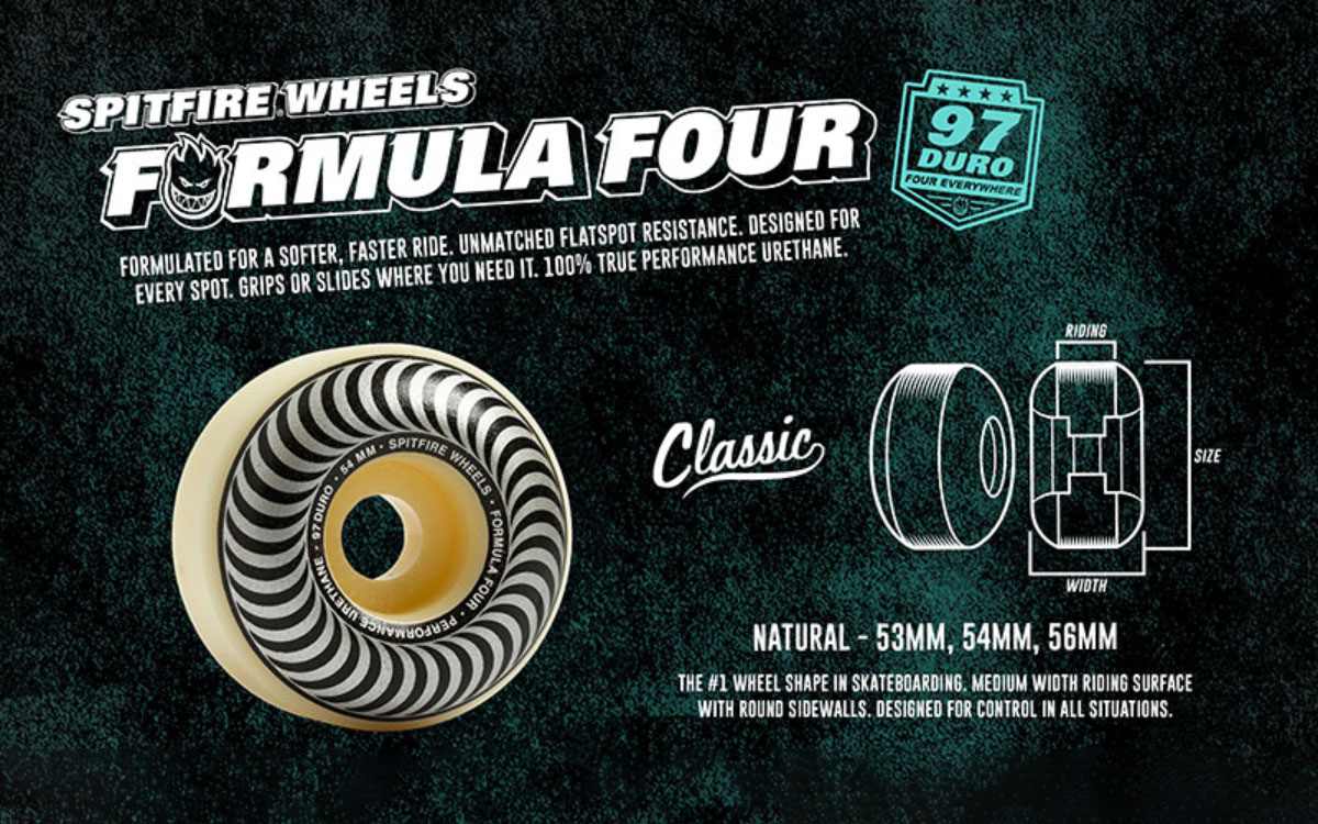 SPITFIRE WHEELS | FORMULA FOUR CLASSIC 97DURO 53mm��2111025453��