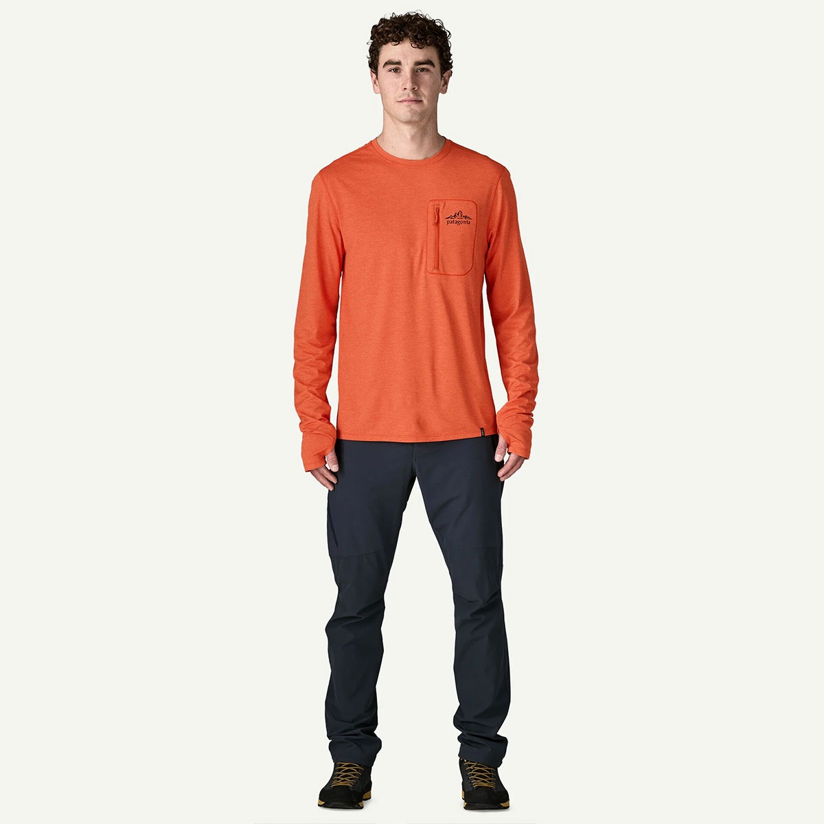 Patagonia  | Men's Long-Sleeved Capilene Cool Sun Shirt - Cloud Crag Crest��44933��