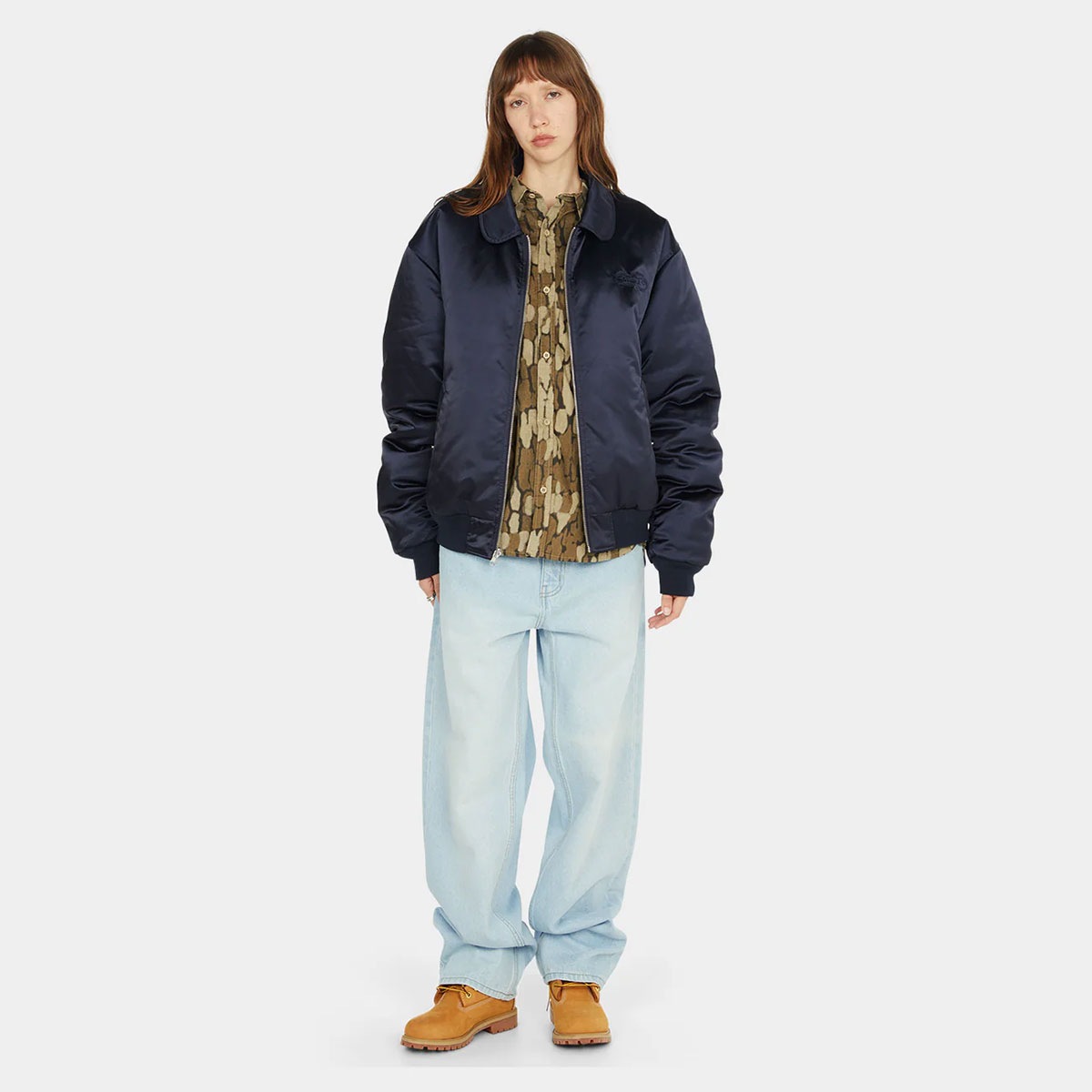 �ڿ��ե������HUF �ϥ� ���㥱�å� ��������  ��� ��ǥ����� ��С����֥�  L �������ȥܡ��� ���������� �͵��֥��� ���� ���� 2025 | CLOTHIERS REVERSIBLE FLIGHT JACKET��JK00491��