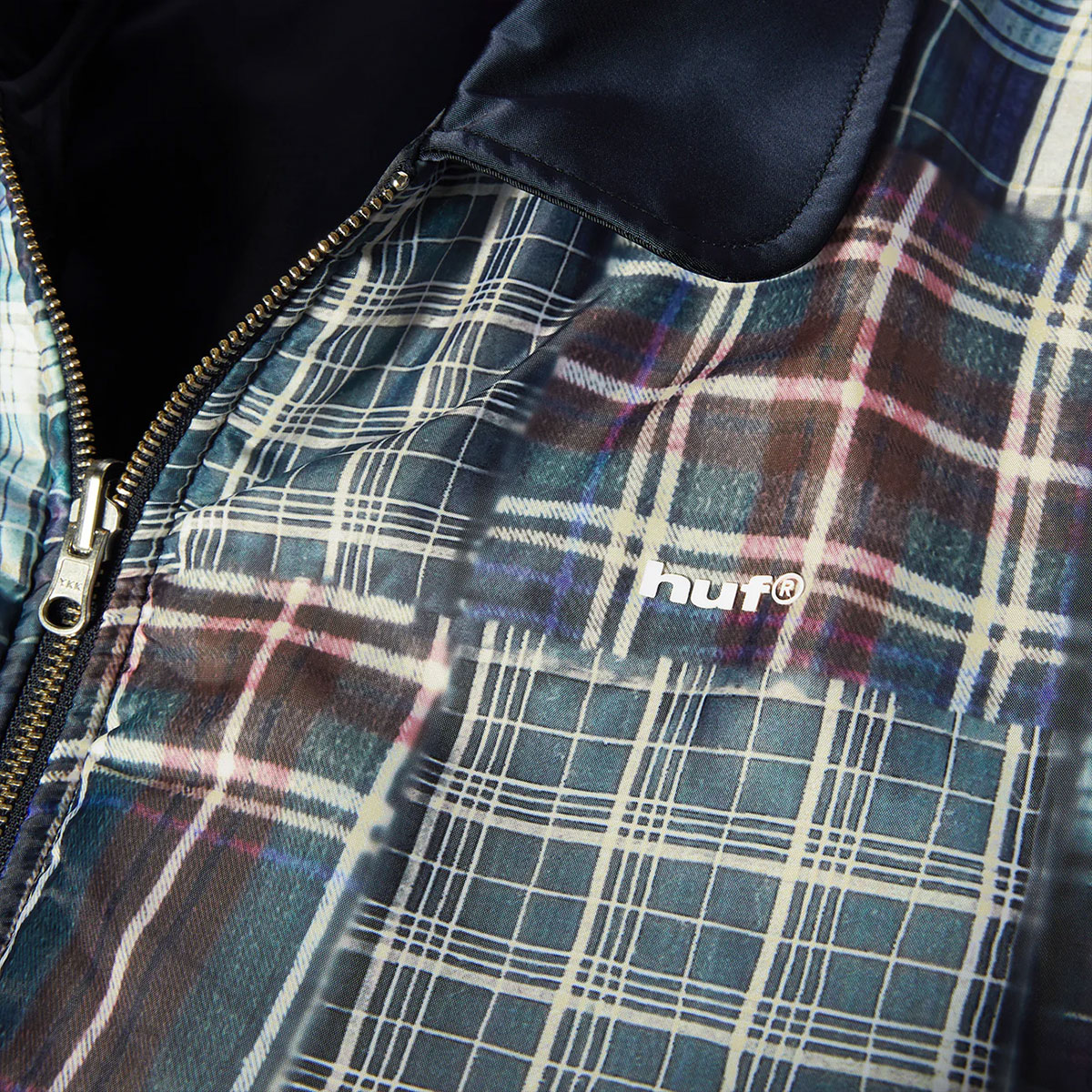 �ڿ��ե������HUF �ϥ� ���㥱�å� ��������  ��� ��ǥ����� ��С����֥�  L �������ȥܡ��� ���������� �͵��֥��� ���� ���� 2025 | CLOTHIERS REVERSIBLE FLIGHT JACKET��JK00491��