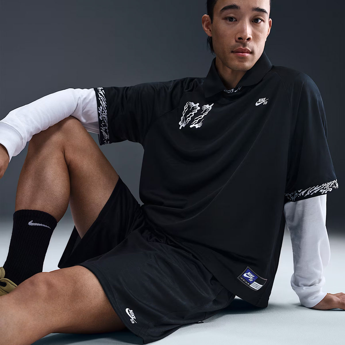 NIKE SB �ʥ��������ӡ� �ʥ���sb ��� ���硼�ȥѥ�� Dri-FIT �֥�å� M L XL �����ܡ� ���������� �͵� �֥��� nikesb | AS U DF JACQ SPORTS S��HJ2968-010��