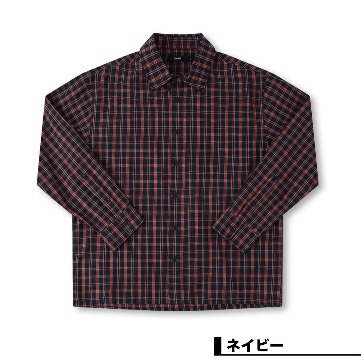 �ե����ޡ� ��� Ĺµ����� �ȥåץ� �����å� M L �����ե��� �����ȥɥ� ���ȥ꡼�� �͵� �֥��� FORMER ���� | VIVIAN CHECK SHIRT��FSH-25309��