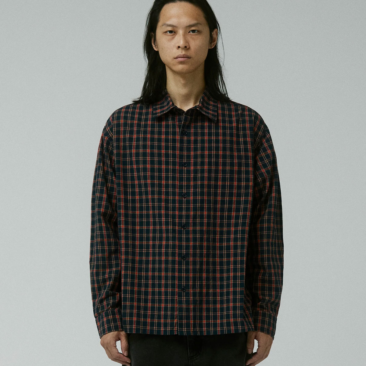 �ե����ޡ� ��� Ĺµ����� �ȥåץ� �����å� M L �����ե��� �����ȥɥ� ���ȥ꡼�� �͵� �֥��� FORMER ���� | VIVIAN CHECK SHIRT��FSH-25309��