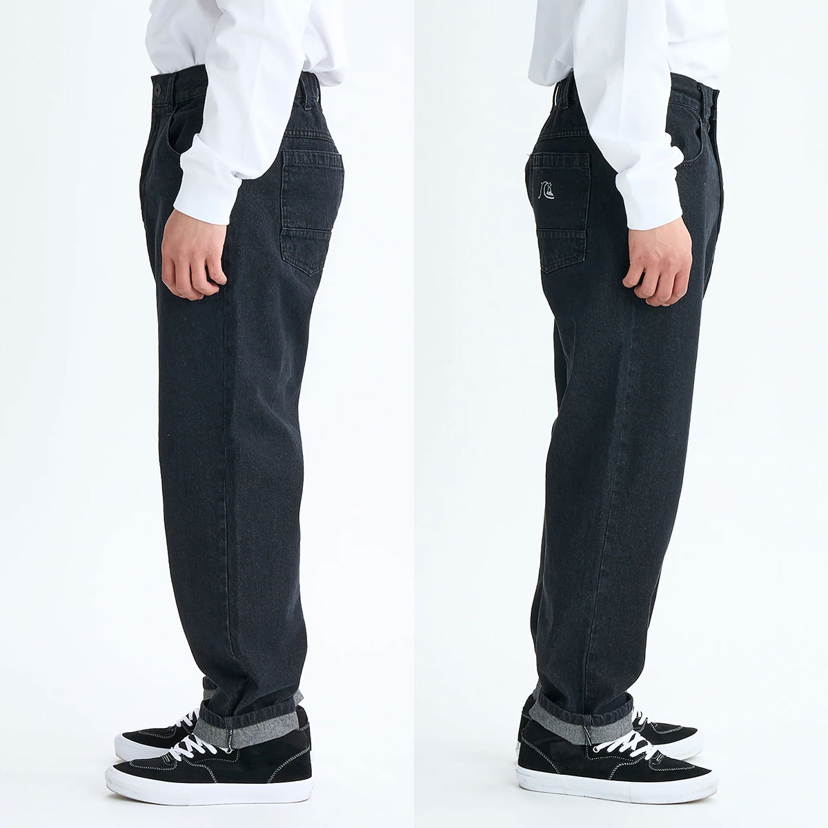 ��30%OFF ���ꥢ��󥹥������QUIKSILVER �����å�����С� ���  ������ �ǥ˥�ѥ�� �ܥȥ� ���� ���� �ɽ� ��2�� L �����ե��� �͵� �֥��� ���� | DENIM WASH PANT��QPT254006��