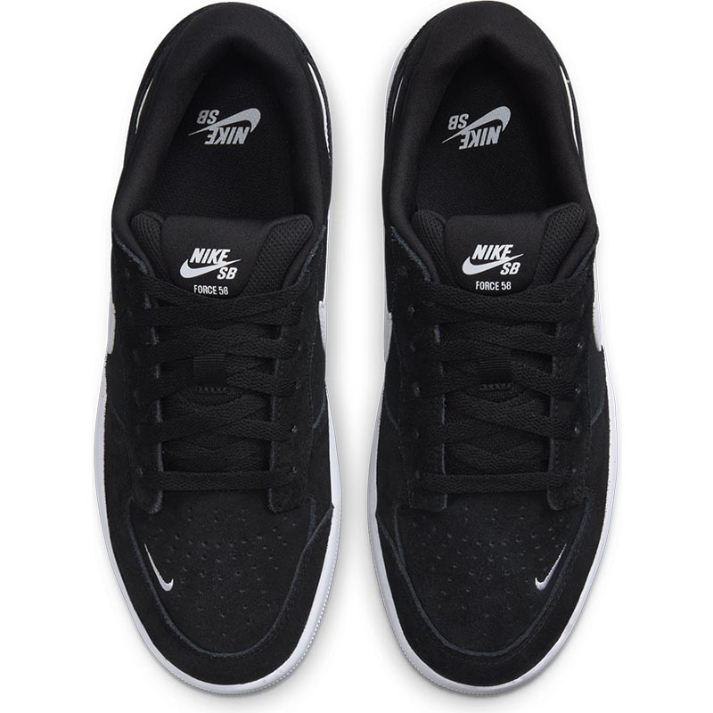 �ʥ��������ӡ� NIKE SB �������ȥܡ��ɥ��塼��  �ʥ��� SB �ե����� 58 �֥�å�/�ۥ磻�� �������� �������塼 ���ˡ����� | FORCE 58��CZ2959-001��
