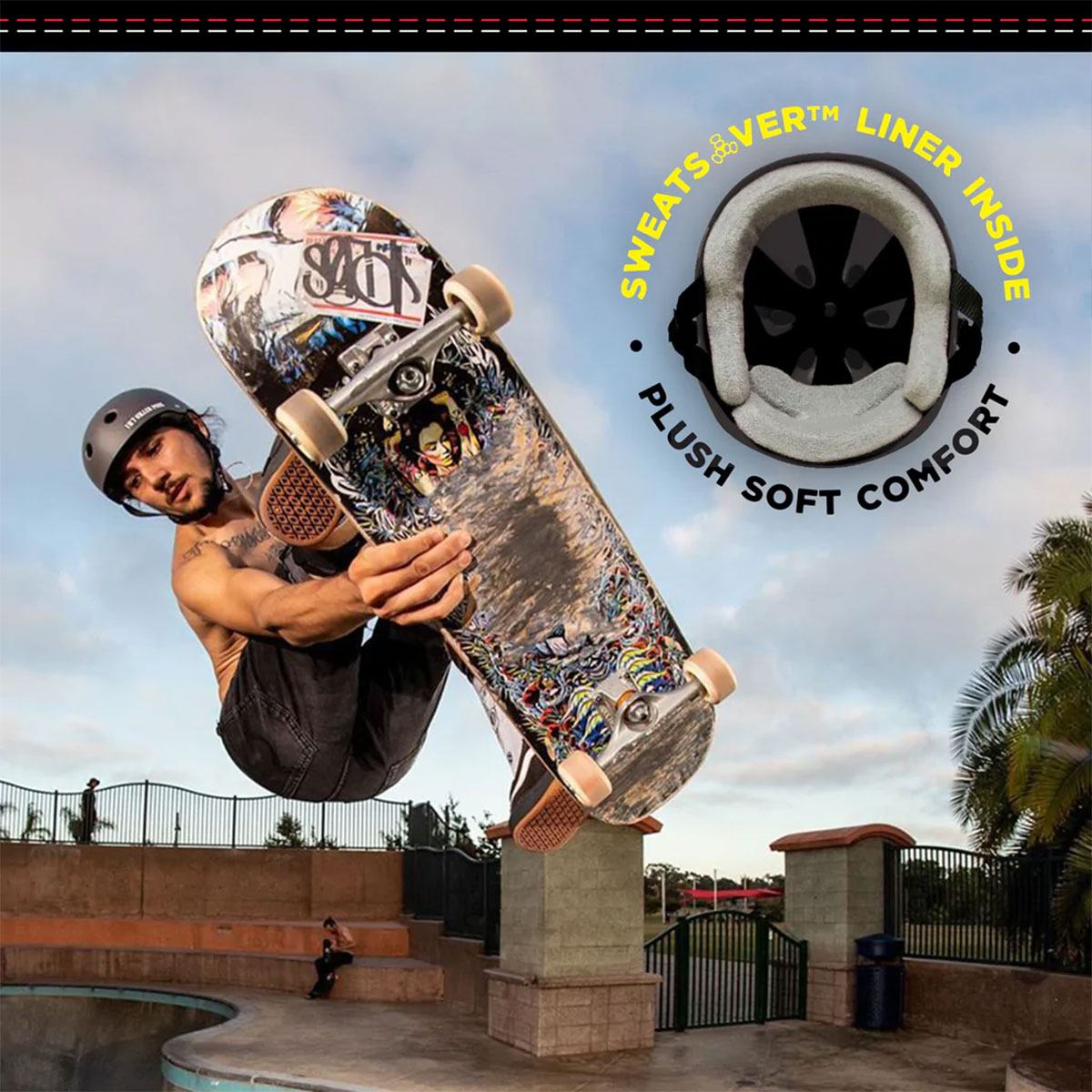 ������ 187���顼�ѥå� �إ��å� 187 Killer Pads  Pro �������ȥܡ��� �����ܡ� �ץ��ƥ����� �����ɻ� �ɶ� | PRO SKATE HELMET W/ SWEATSAVER LINER 