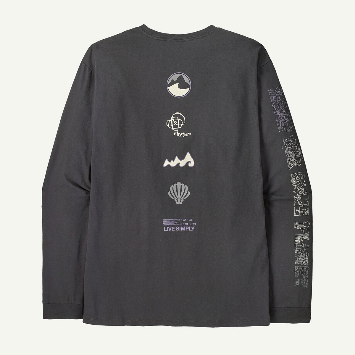 Patagonia �ѥ����˥� ����T ĹµT����� �饦��ɥ��� ��3�� S M L �� �� �����ե��� ��� �����ȥɥ� ������ ι�� �͵��֥��� ���� 2025 ���� | Men's Long-Sleeved Long Way 'Round Organic Shirt��37821��