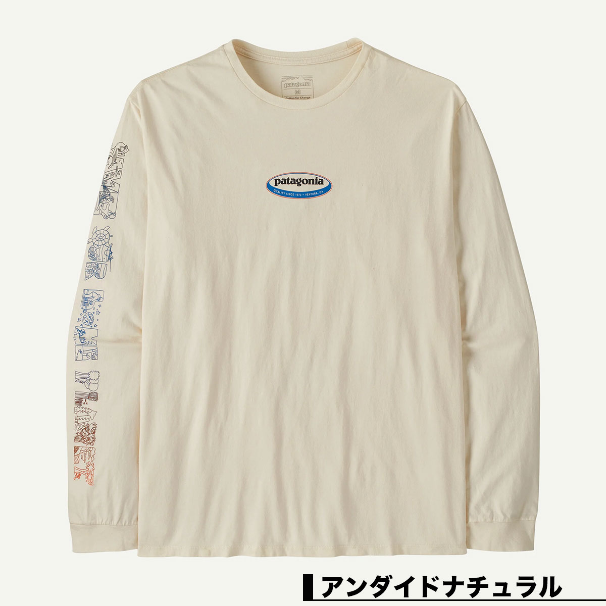 Patagonia �ѥ����˥� ����T ĹµT����� �饦��ɥ��� ��3�� S M L �� �� �����ե��� ��� �����ȥɥ� ������ ι�� �͵��֥��� ���� 2025 ���� | Men's Long-Sleeved Long Way 'Round Organic Shirt��37821��
