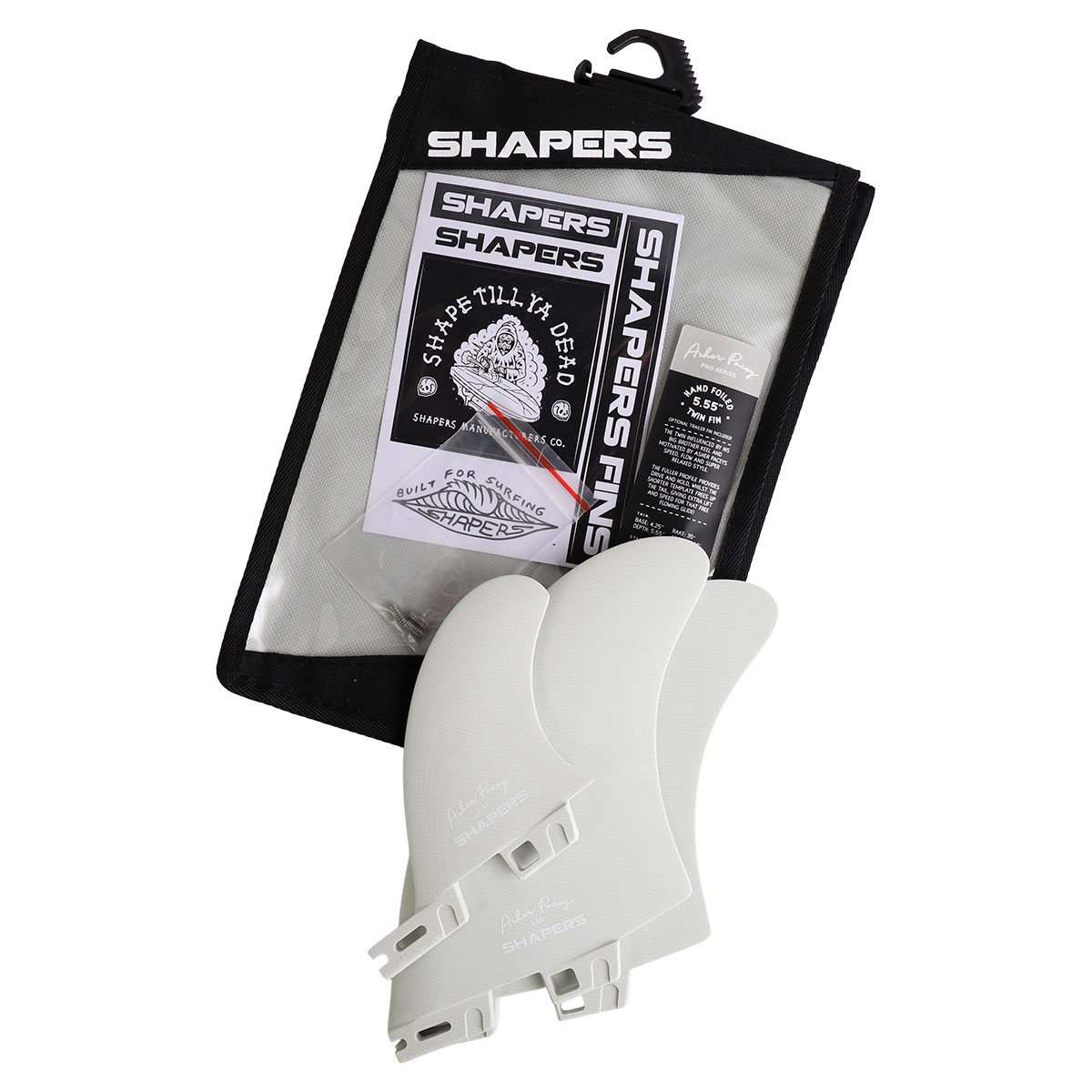 �������ѡ��� �ĥ���ե��� ���å��㡼���ڥ����� Asher Pacey 5.59" 5.55" 3.41" Twin Fin FCS2 ���饹�ե����С� �֥�å� �����륰�졼 �͵��֥��� SHAPERS��165134��
