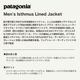 Patagonia  | Men's Isthmus Lined Jacket��20445��