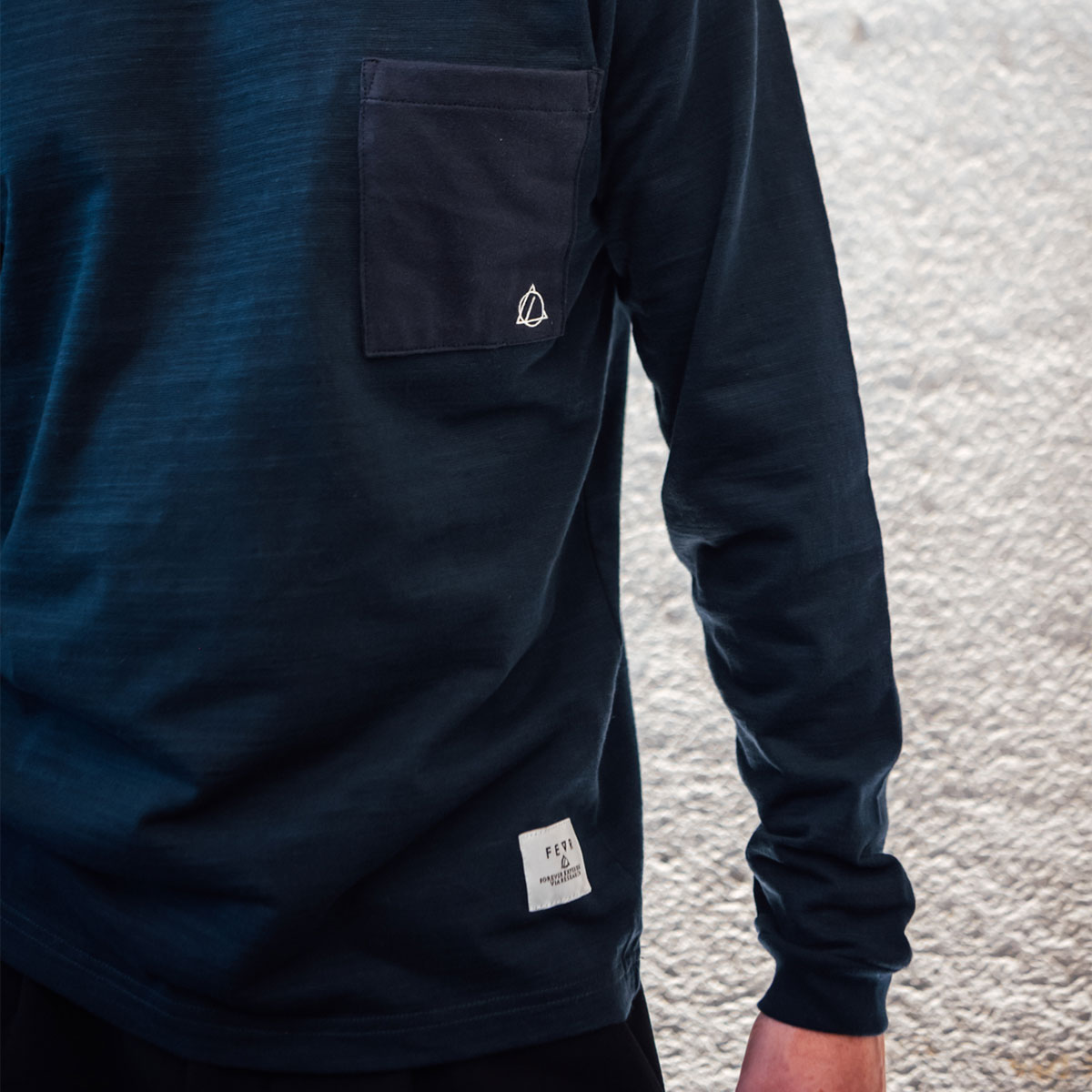 �ե������С� �ե����С�  ����T ĹµT����� �ݥ��å� ���� ���ȥ꡼�� �͵��֥��� FOREVER EXPERIENCE VIA RESEARCH |  CLASSIC SLAB POCKET L/S��F251��