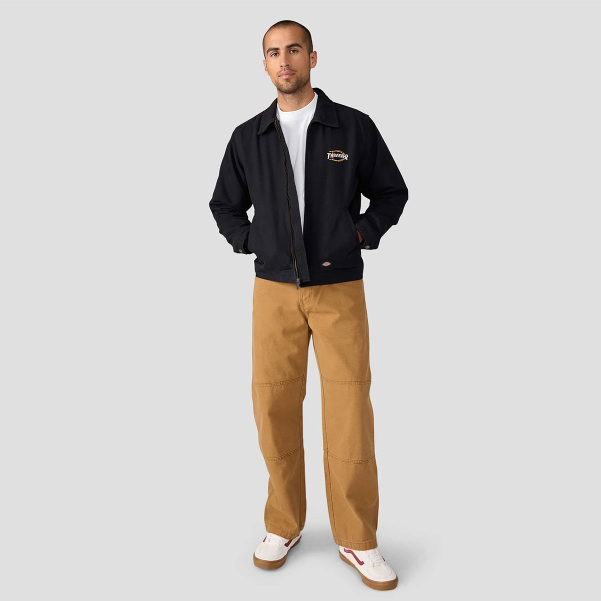 DICKIES �ǥ��å�����  �������ȥܡ��ǥ��� ���åȥ󥸥㥱�å� ��� ����å��㡼 ����� ���������� �͵��֥��� | Dickies x Thrasher Jacket��DK0A88CE��