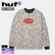 HUF �ϥ� �˥å� ���롼�ͥå��������� ��� ��ǥ����� ������ �������ȥܡ��� ���������� �͵��֥��� ���� ���� 2025 | WARPED CAMO LS KNIT TOP��KN00576��