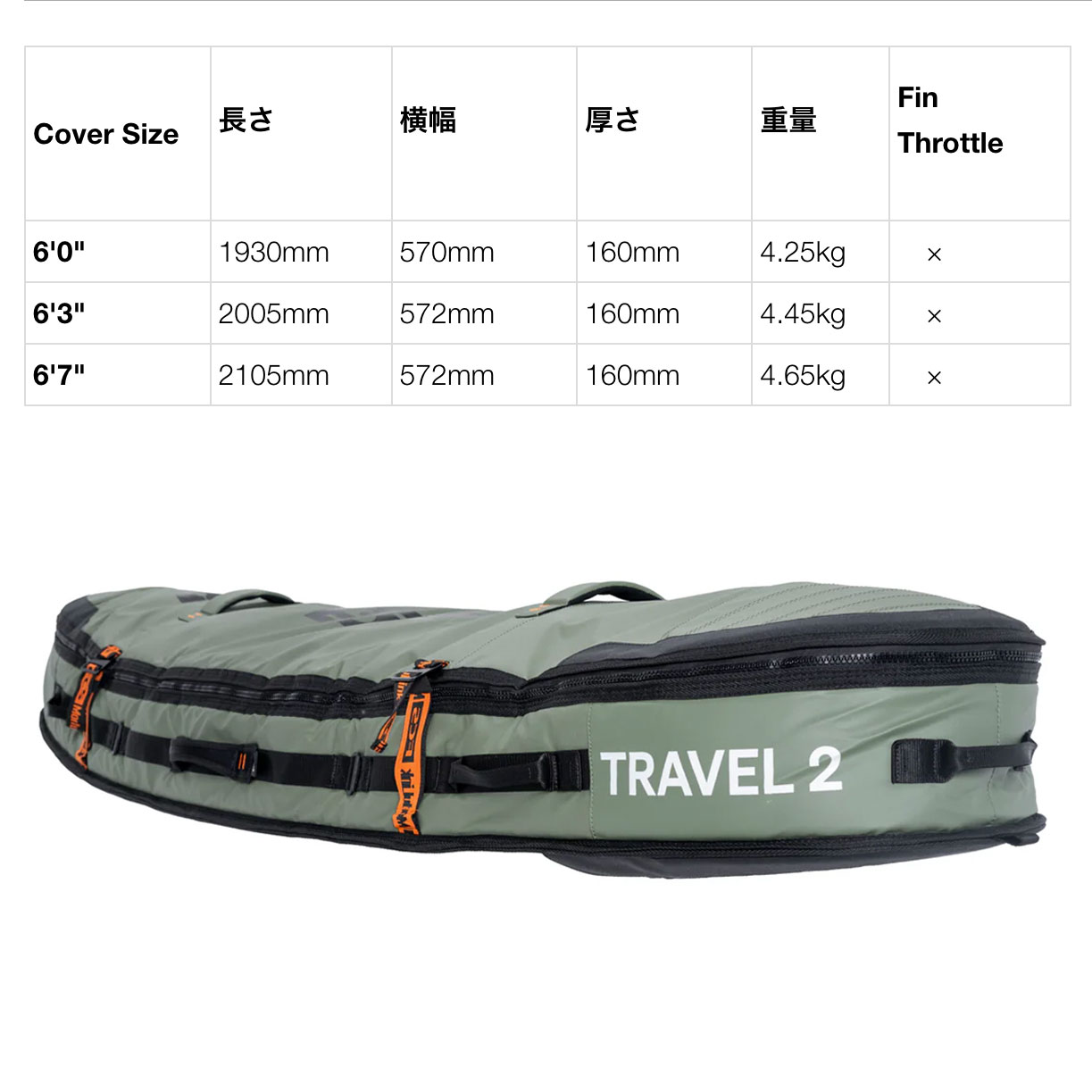 FCS | TRAVEL 2 SHORT FISH 6.0 ft / 6.3 ft��BT2-063-SB-ALP��