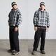 HUF  | ARCH PLAID FULL ZIP HEAVYWEIGHT HOODIE��FL00258��