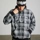 HUF  | ARCH PLAID FULL ZIP HEAVYWEIGHT HOODIE��FL00258��
