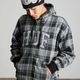 HUF  | ARCH PLAID FULL ZIP HEAVYWEIGHT HOODIE��FL00258��