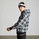 HUF  | ARCH PLAID FULL ZIP HEAVYWEIGHT HOODIE��FL00258��