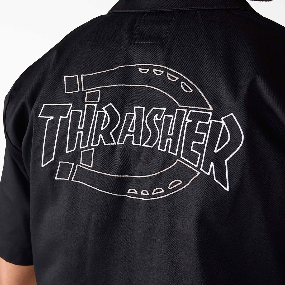 DICKIES �ǥ��å�����  �������ȥܡ��ǥ��� Ⱦµ�����奢�륷��� L ����å��㡼 ����� ���������� �͵��֥��� | Dickies x Thrasher Work Shirt��DK0A88HT��