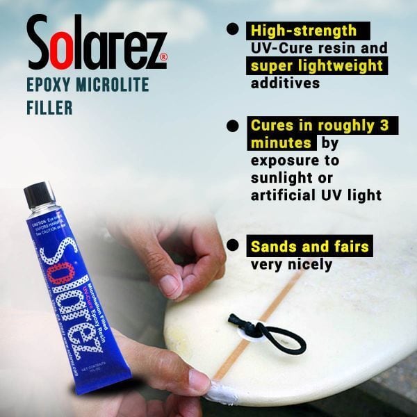 WAHOO  | SOLAREZ EPOX MICROLITE WHITE 1.0oz��751101��