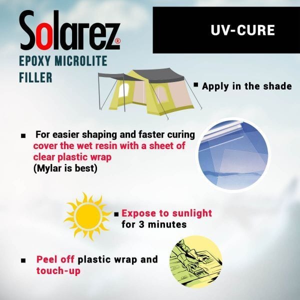 WAHOO  | SOLAREZ EPOX MICROLITE WHITE 1.0oz��751101��