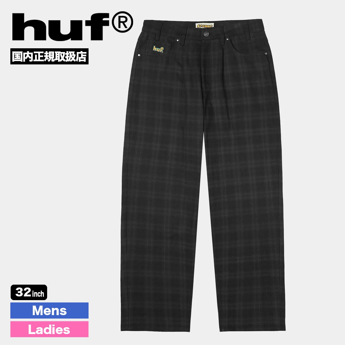 HUF  | CROMER PLAID PANT��PT00397��