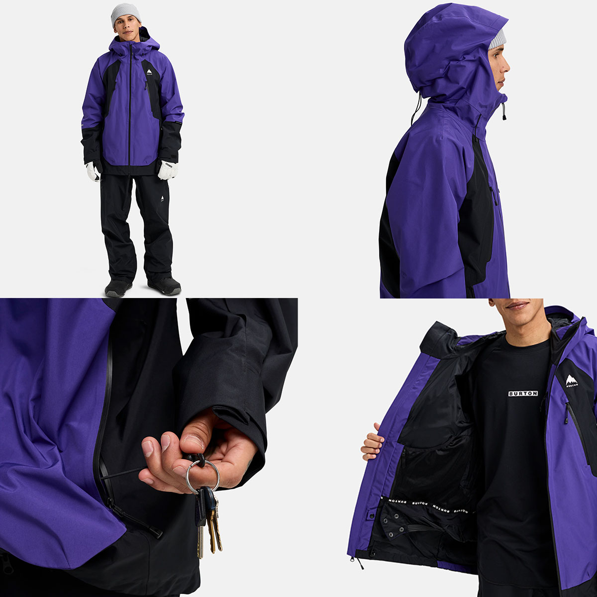 �ڥ��Ρ��������BURTON �С��ȥ� ���㥱�å� ���Ρ��ܡ��� ��� �ꥶ���� �����ƥå��� �ɿ� ���� Ʃ�� M L ������ ���Υܡ� �͵� �֥��� ���� | GORE-TEX 2L JCKET��W26JP-302411��