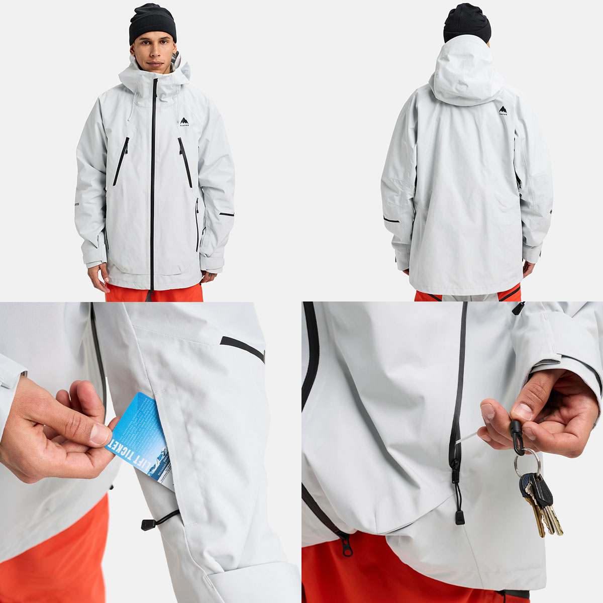 �ڥ��Ρ��������BURTON �С��ȥ� ���㥱�å� ���Ρ��ܡ��� ��� �ꥶ���� �����ƥå��� �ɿ� ���� Ʃ�� M L ������ ���Υܡ� �͵� �֥��� ���� | GORE-TEX 2L JCKET��W26JP-302411��