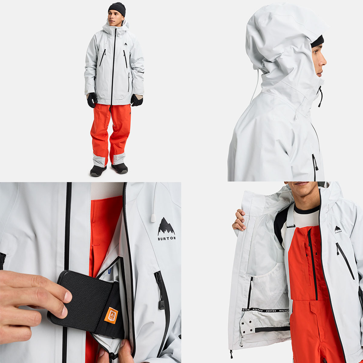 �ڥ��Ρ��������BURTON �С��ȥ� ���㥱�å� ���Ρ��ܡ��� ��� �ꥶ���� �����ƥå��� �ɿ� ���� Ʃ�� M L ������ ���Υܡ� �͵� �֥��� ���� | GORE-TEX 2L JCKET��W26JP-302411��