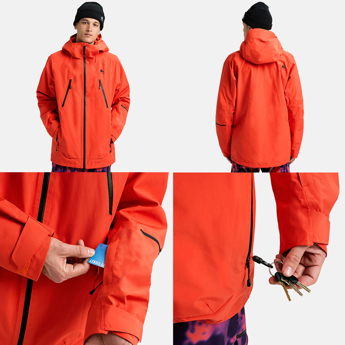 �ڥ��Ρ��������BURTON �С��ȥ� ���㥱�å� ���Ρ��ܡ��� ��� �ꥶ���� �����ƥå��� �ɿ� ���� Ʃ�� M L ������ ���Υܡ� �͵� �֥��� ���� | GORE-TEX 2L JCKET��W26JP-302411��