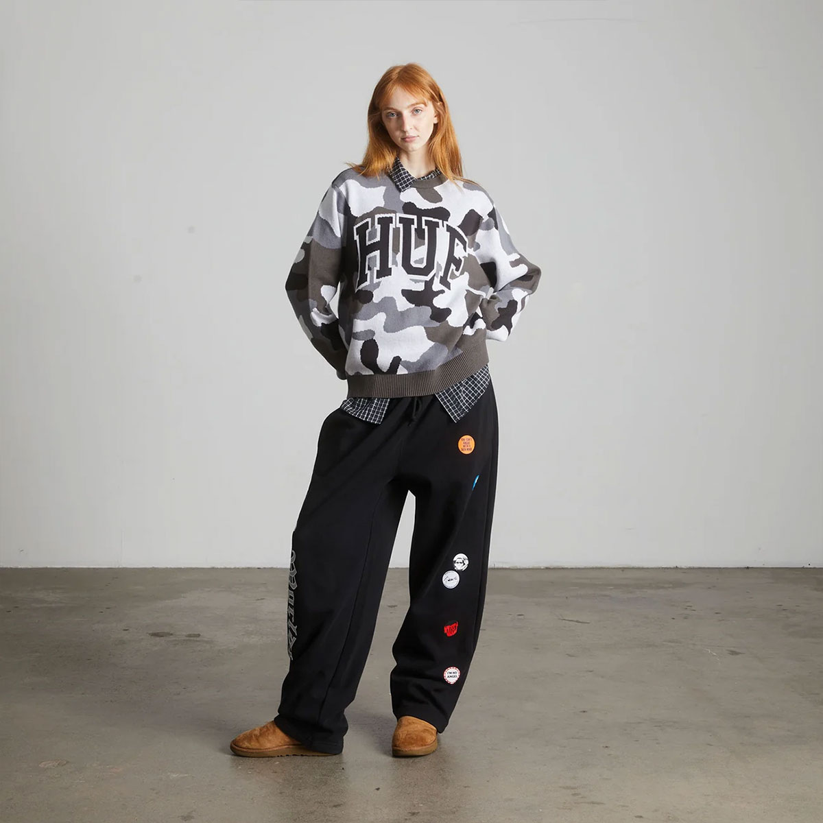 HUF  | OLYMPIA OPEN HEM SWEATPANT��PT00395��