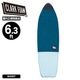 CLARK FOAM | 2TONE KNITCASE 6'3 SHORT